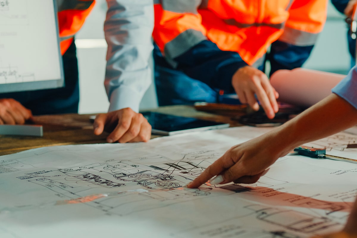 architetto che vede progetto